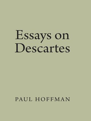 cover image of Essays on Descartes